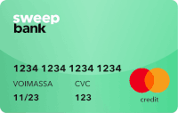 SweepBank luottokortti